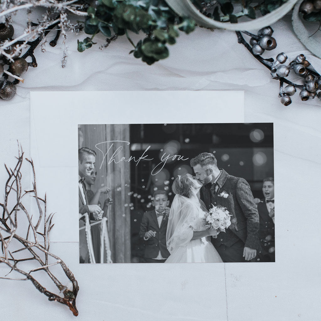 Bethany Wedding Photo Thank You Cards