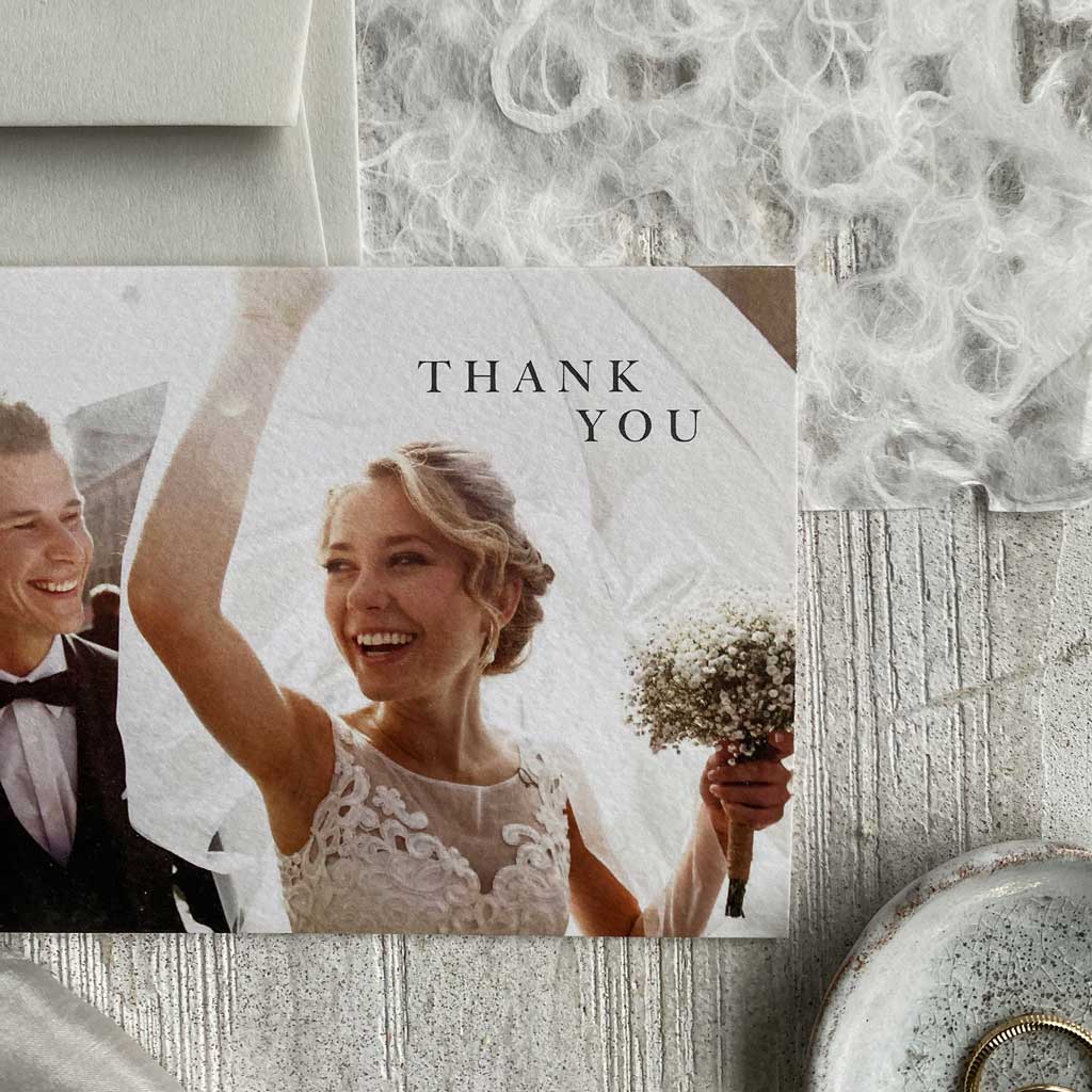 Photo Wedding Thank You Cards UK | Personalised Picture Thank You Cards ...
