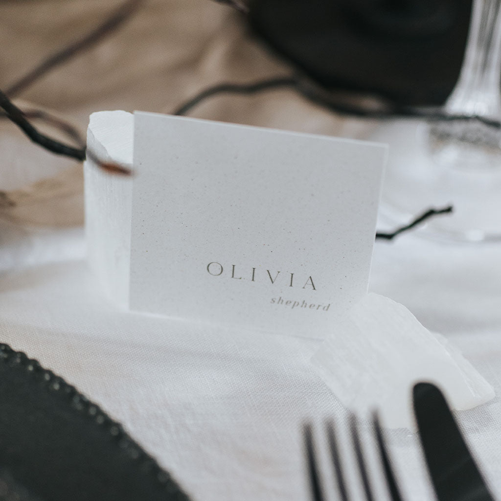 Olivia Table Place Name Cards