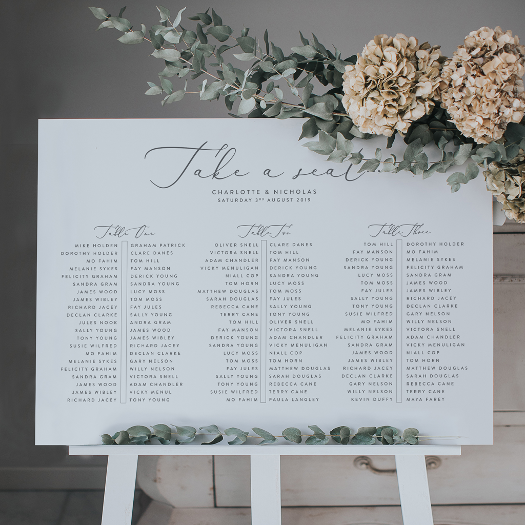 Charlotte Table Plan