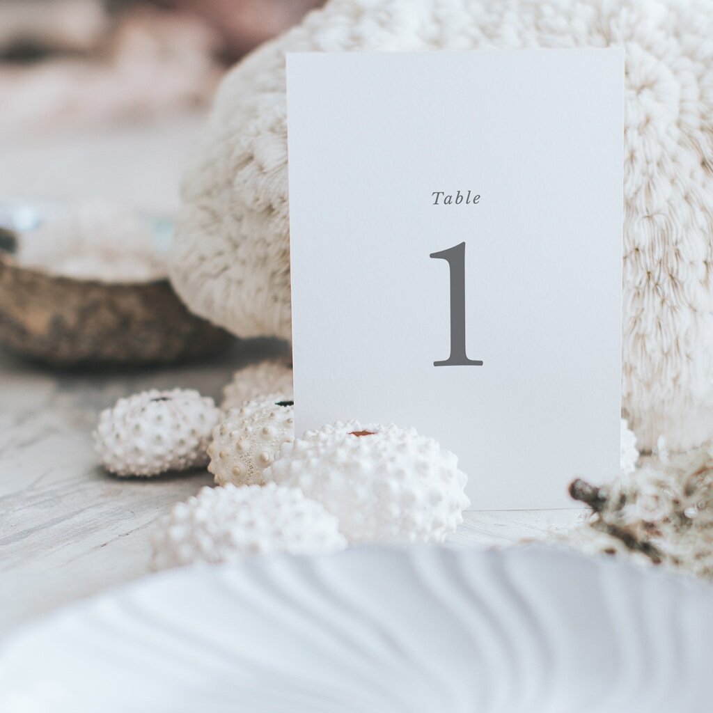 Elegance Table Numbers
