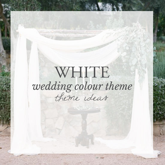 White Wedding Colour Theme Wedding Ideas