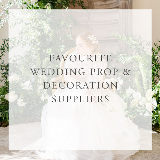 Favourite Wedding Prop & Decoration Suppliers