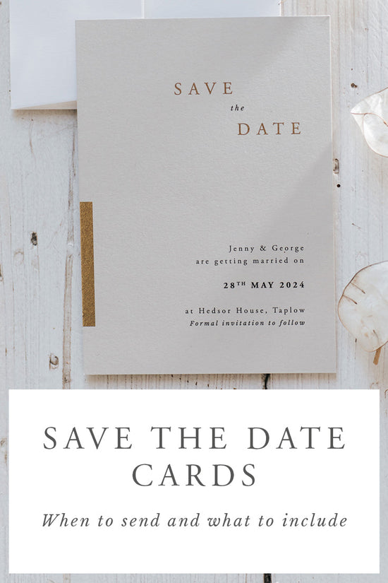 Save the Date Cards: When to Send and What to Include
