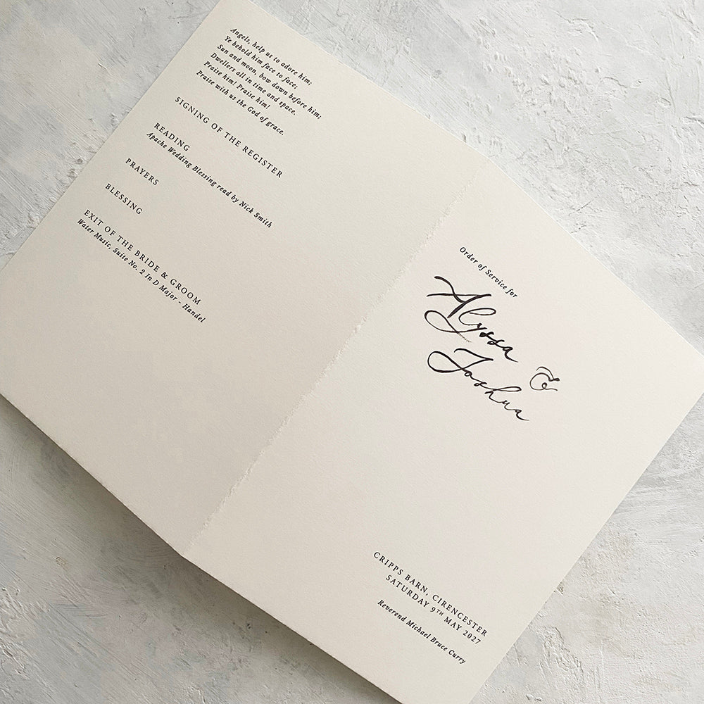 Alyssa Order of Service