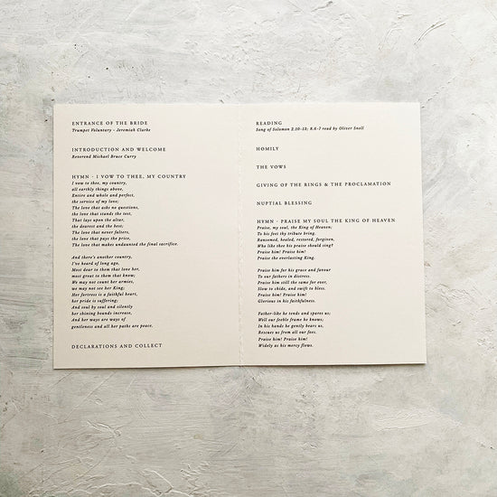 Alyssa Order of Service