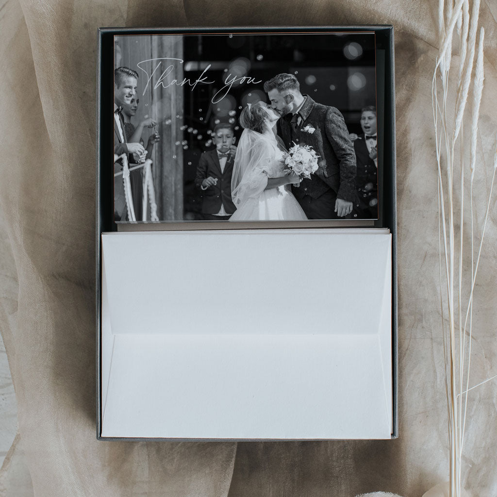Load image into Gallery viewer, Bethany Wedding Photo Thank You Cards
