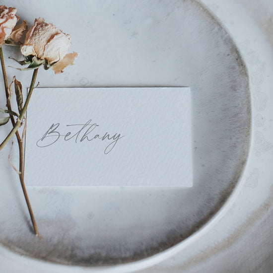 Bethany Table Place Cards