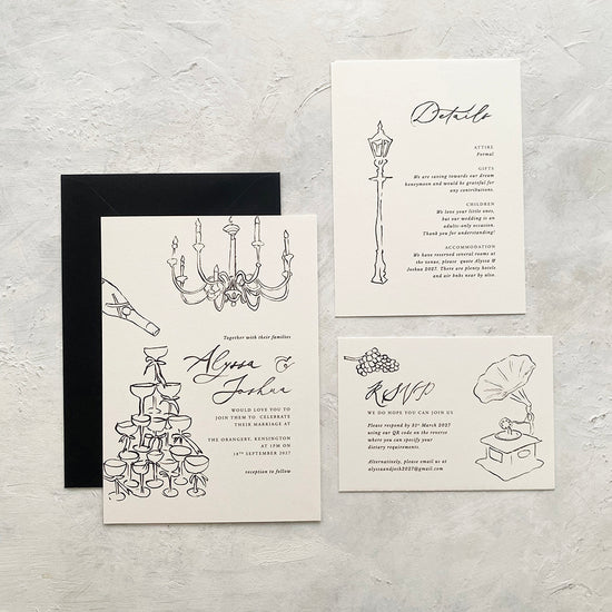 Alyssa Invitation Set