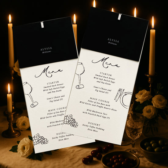 Alyssa Personalised Menu