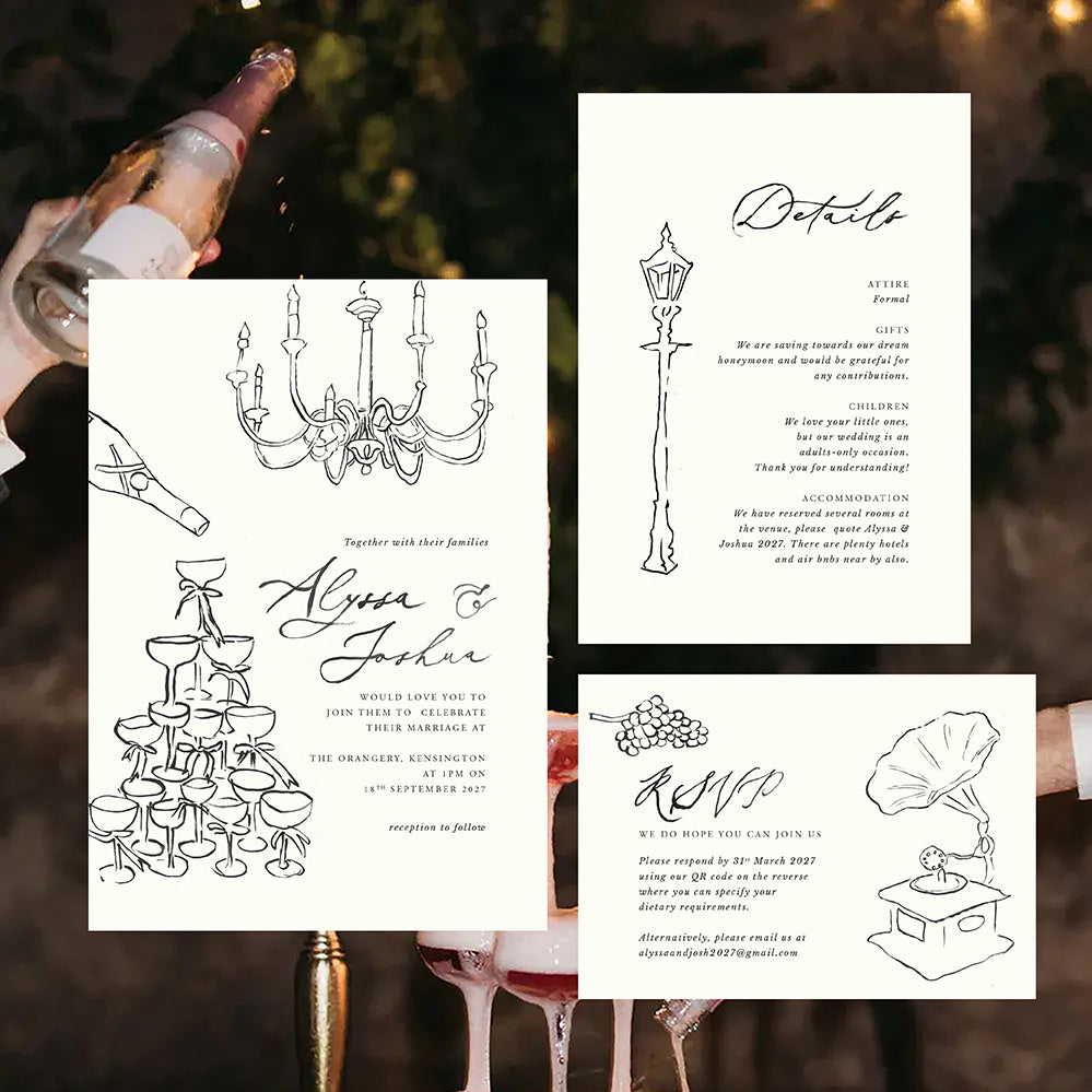 Alyssa Invitation Set