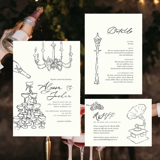 Alyssa Invitation Set