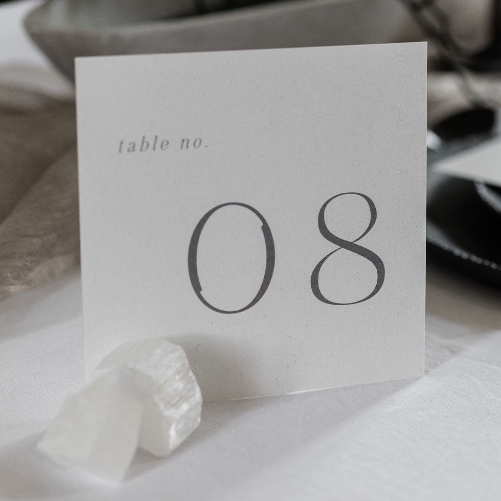 Olivia Square Table Numbers