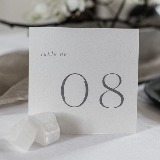 Olivia Square Table Numbers