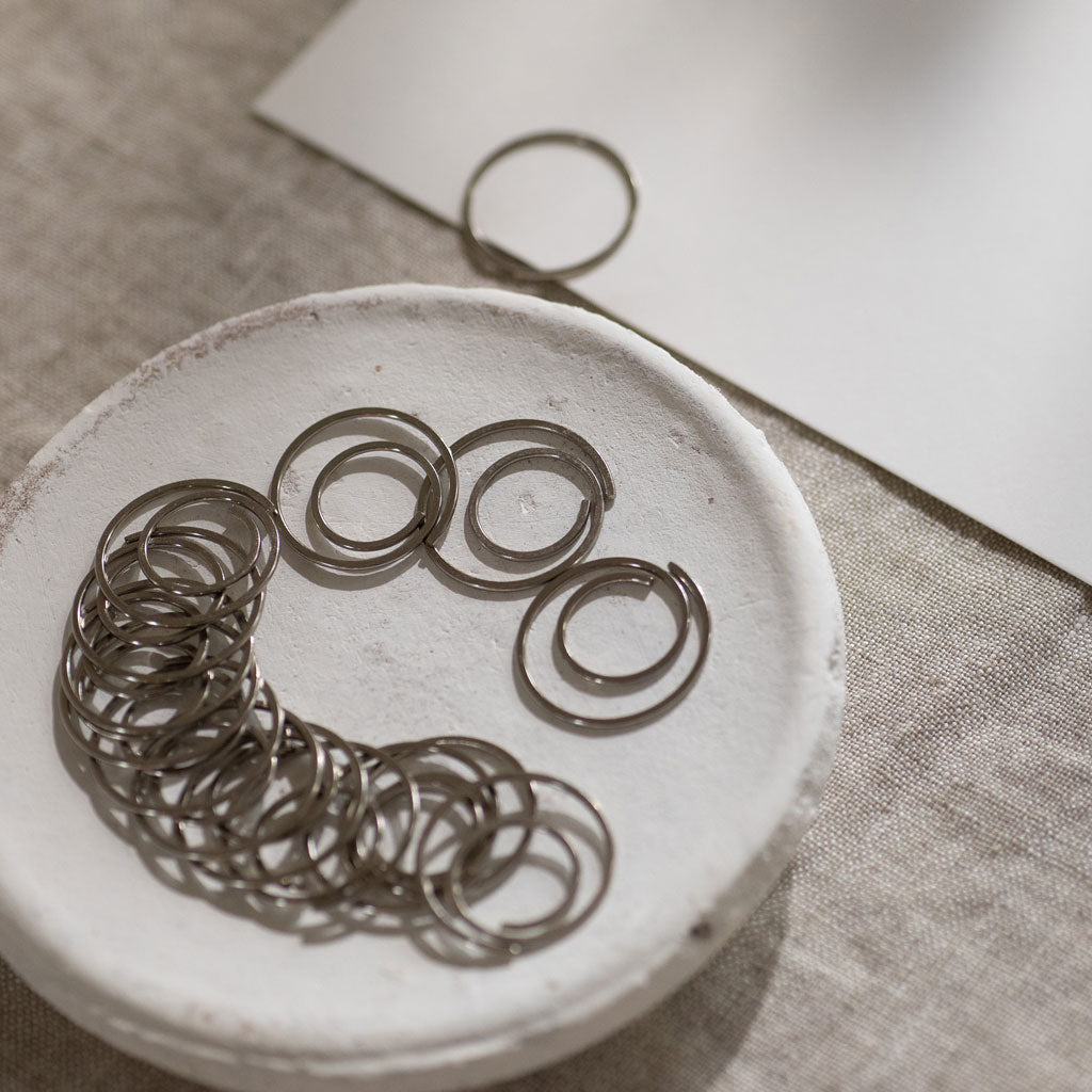 Silver Spiral Paper Clips
