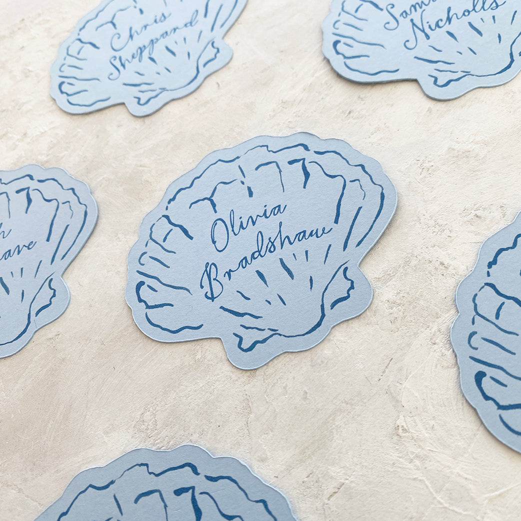 Shell Place Cards