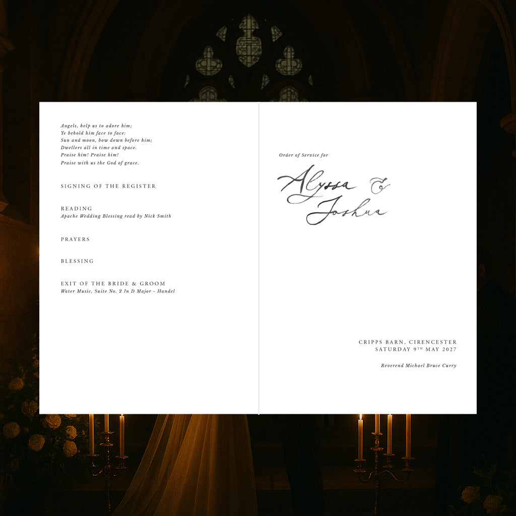 Alyssa Order of Service