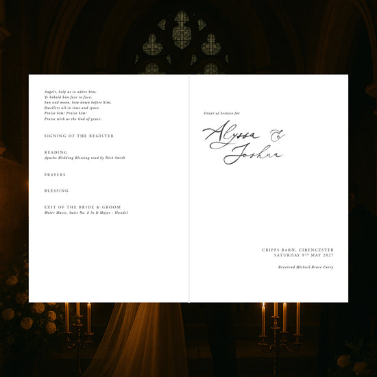 Alyssa Order of Service