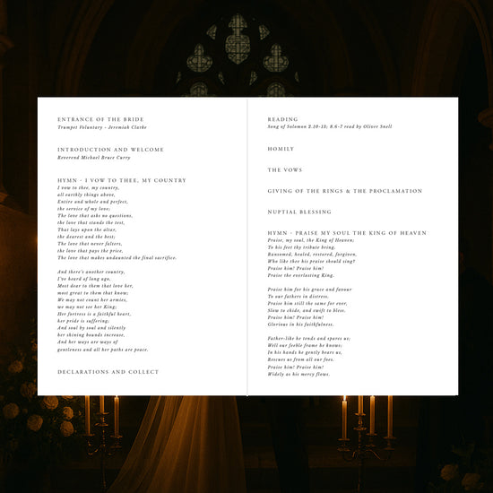 Alyssa Order of Service