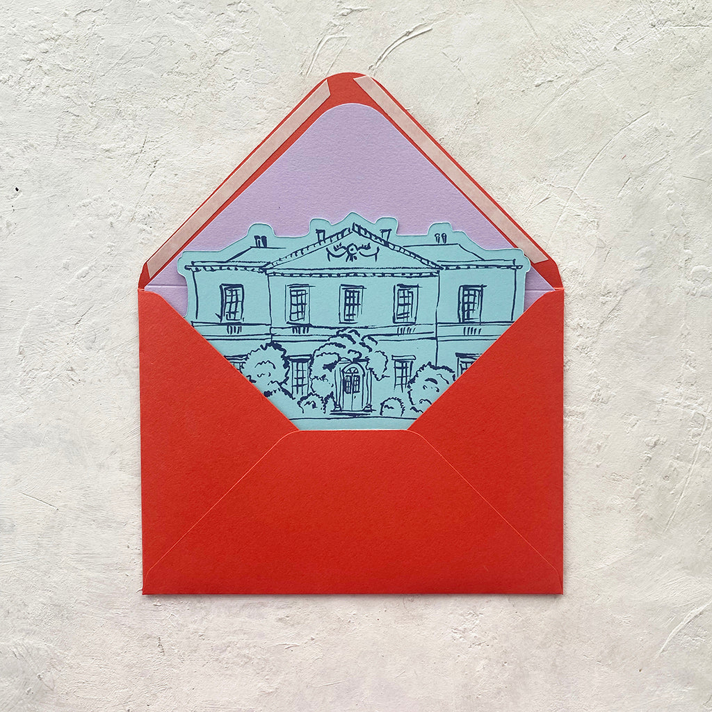 Venue Illustrated Save the Date Cards