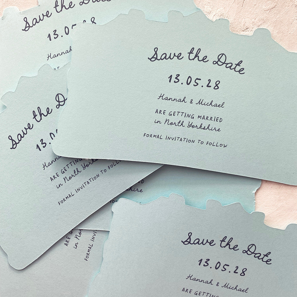 Venue Illustrated Save the Date Cards