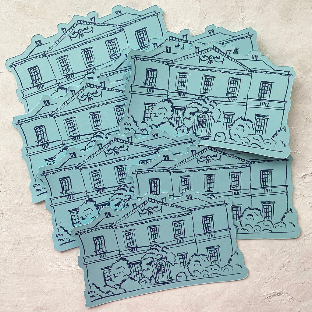 Venue Illustrated Save the Date Cards