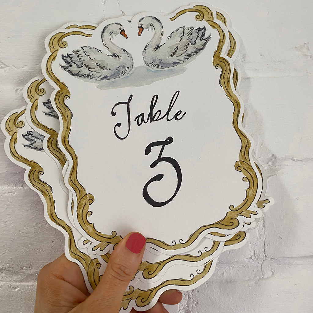 Swan Table Numbers