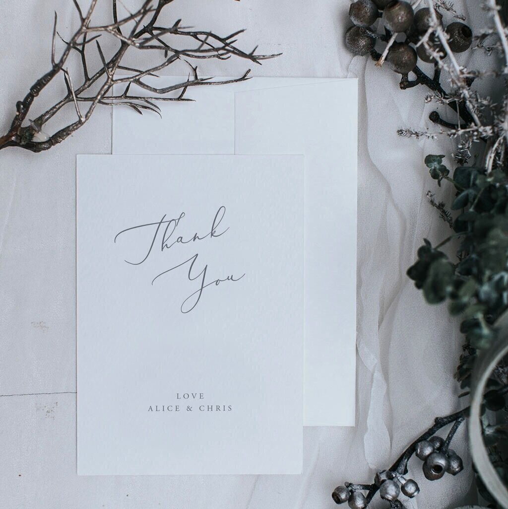 Alice Thank you Cards