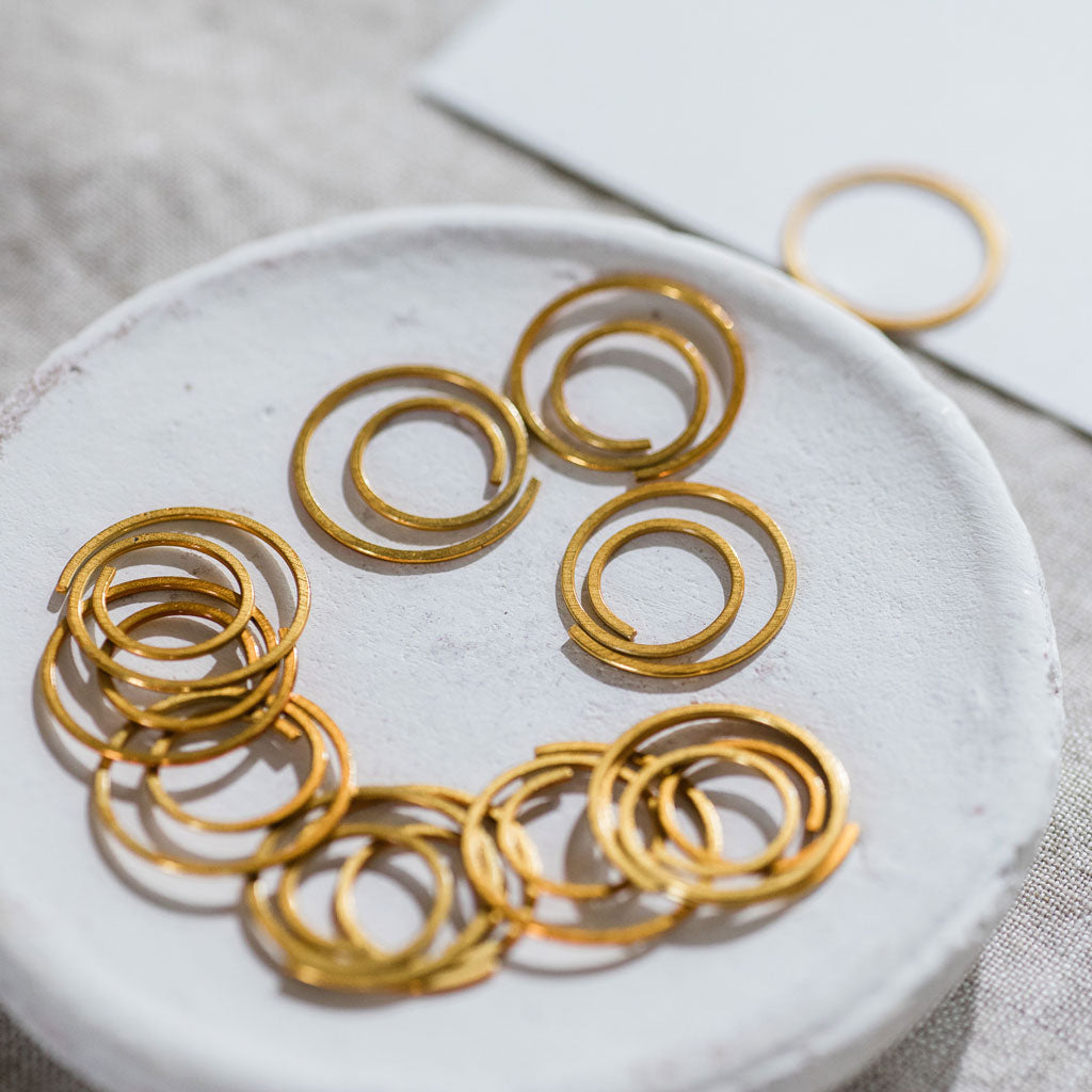 Gold Circle Paperclips