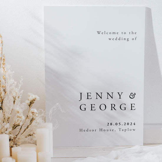 Jenny Welcome Sign