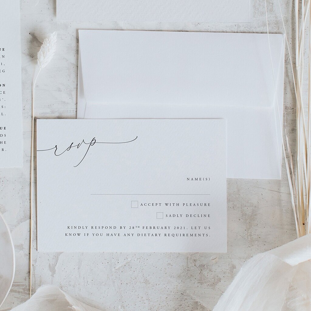 Solung Invitations Elegant Wedding Invites | Samantha Invitation - Lilac And White – Lilac ...