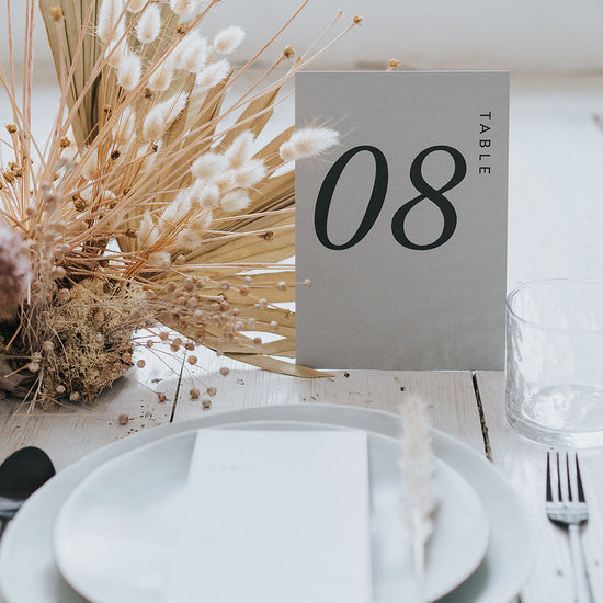 Sarah Table Numbers