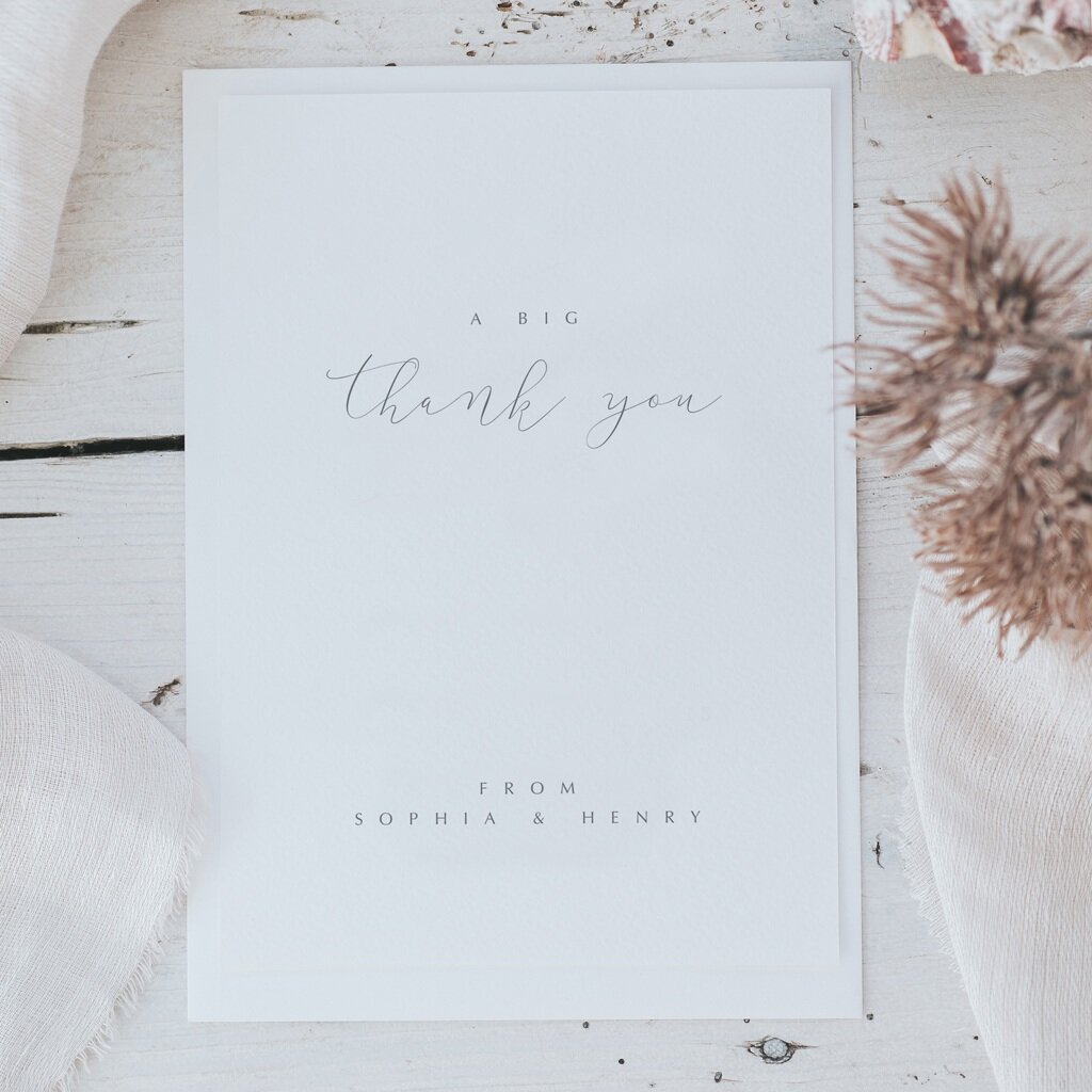 Shine Thank you Cards