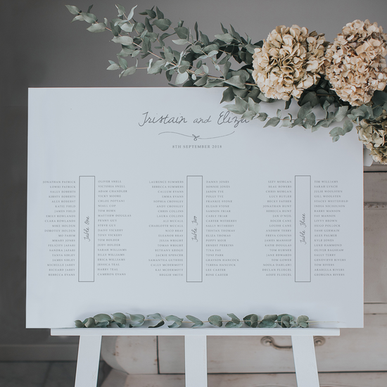 Tangled in Knots Table Plan