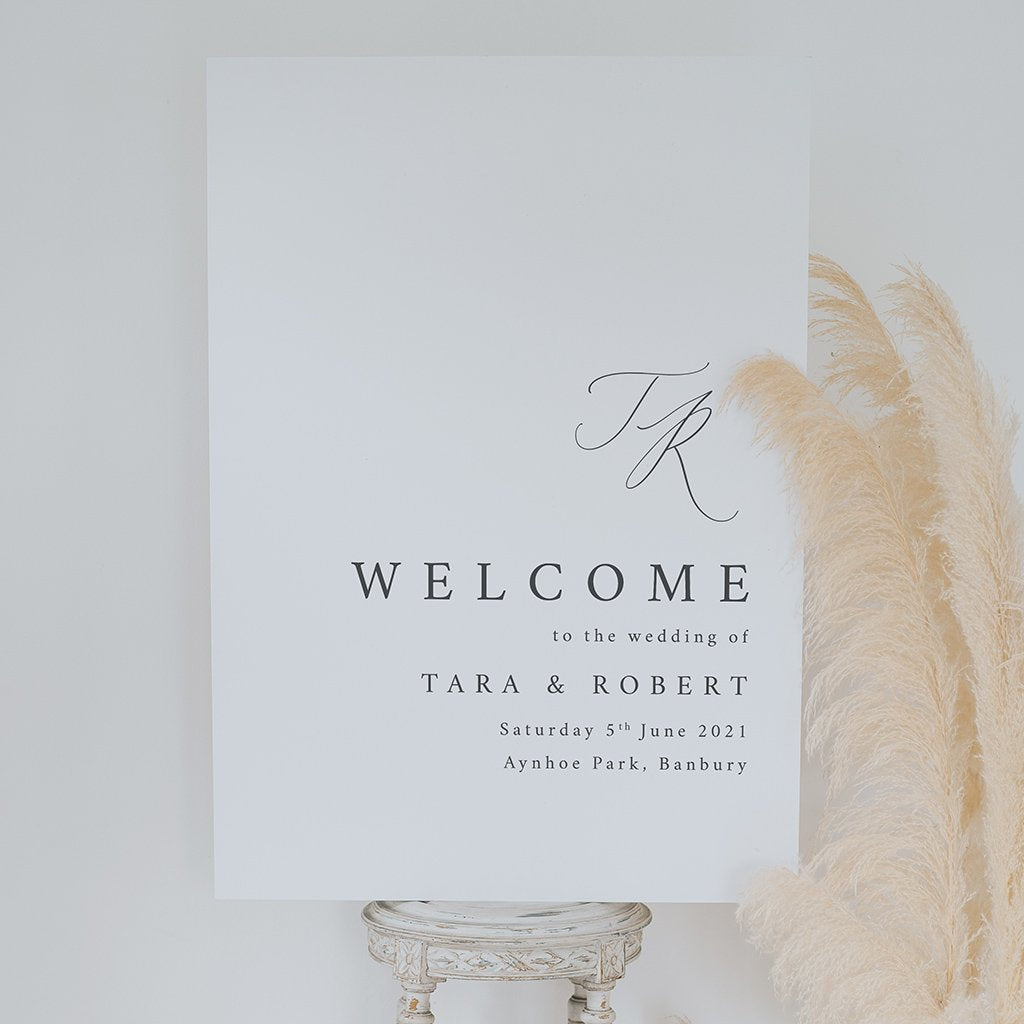 Lilac and White: Personalised Wedding Reception Welcome Signs – Lilac ...