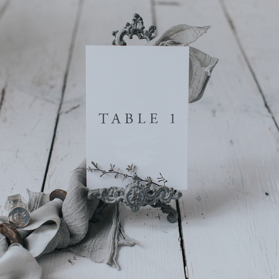 Willow Table Numbers