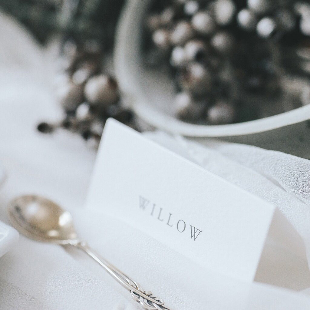 Willow Place Cards