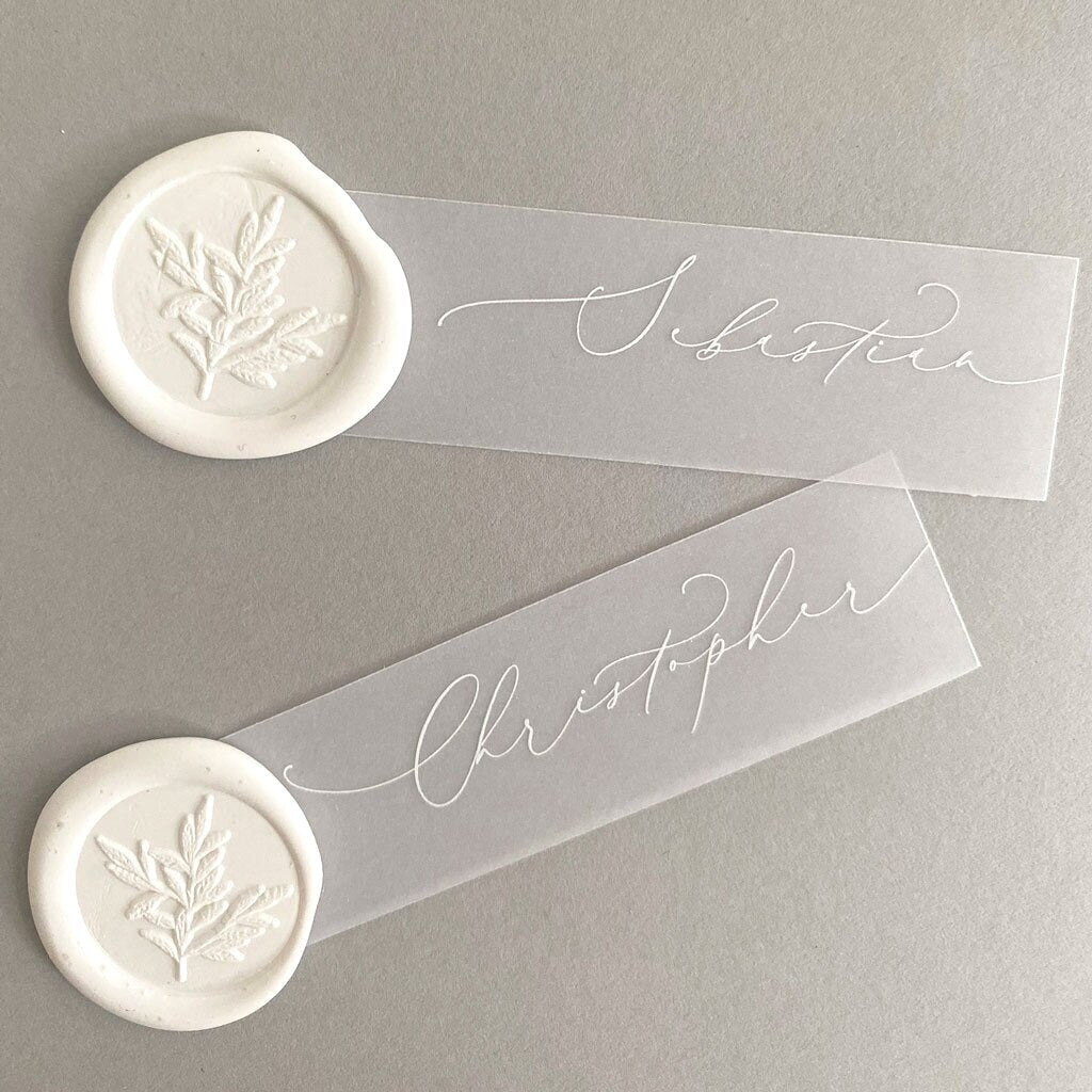 Load image into Gallery viewer, White Floral Wax Seals
